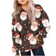 thumbnail image 2 of Sudadera con capucha para niños, moderna, informal, holgada, con estampado de manga larga, gorro con bolsillo de cuerda, sudadera de poliéster para niños., 2 of 6