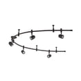 thumbnail image 5 of Catalina Lighting Flex Track 5-Light Dimmable LED Track Light with 8' Adjustable Track Rail Modern Light Fixture for Kitchen, Living Room, Bedroom, or Office, 3000K, Bronze, 5 of 10