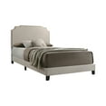 thumbnail image 2 of Tamarac Upholstered Nailhead Eastern King Bed Beige, 2 of 4