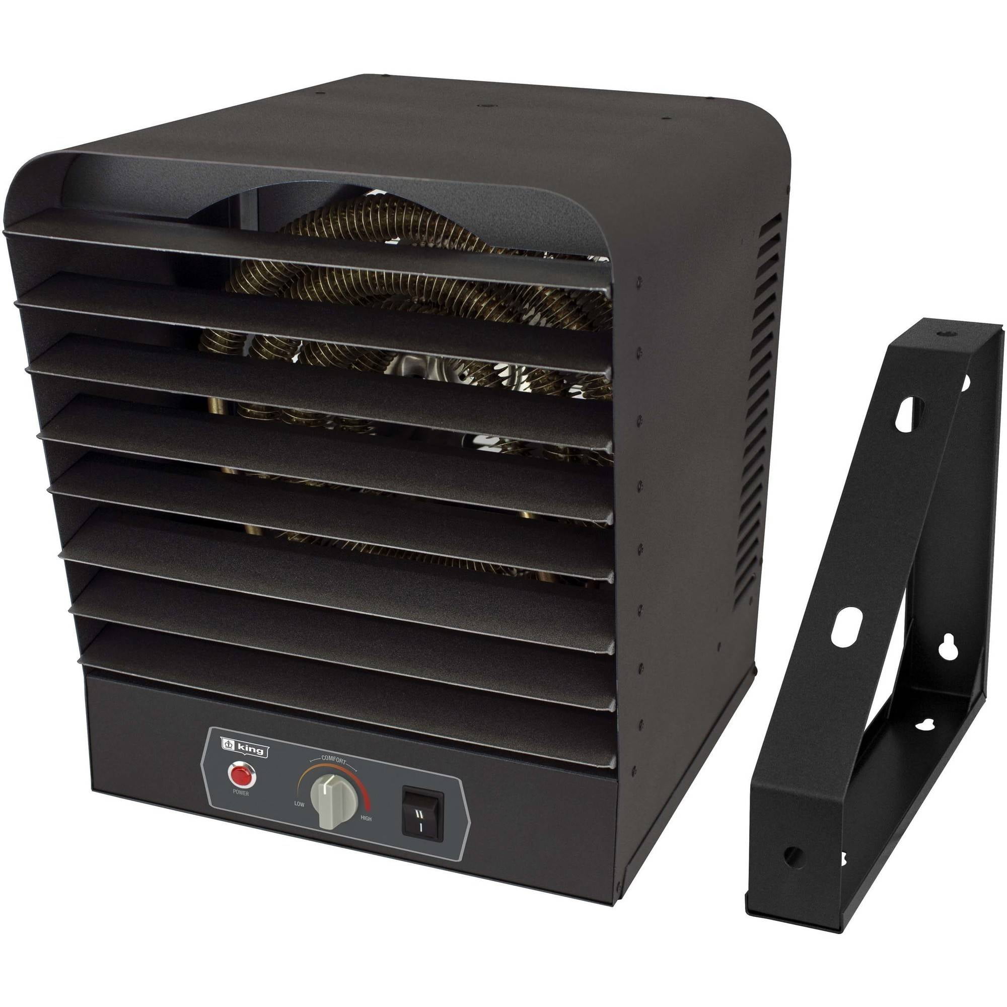 King GH2407TB 240 Volt 7500 Watt Garage Heater, Gray by King