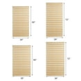 thumbnail image 6 of Gyuzh Cordless Light Filtering Mini Blind , Semi-shade Curtains, Paper Fabric, Brown, 35" x 70", 6 of 6
