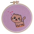 thumbnail image 3 of Kits de Inicio de de Animales de Dibujos Animados Estampados - Gato BLESIY Kits de inicio de perforadoras, 3 of 8