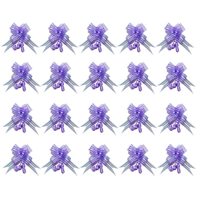 simhoa 20pcs Pull Bows Floristry Ribbon Wedding Gift Wrap DIY 50mm