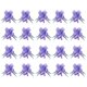 thumbnail image 1 of 20pcs Lazos de Organza DIY para Bodas Yotijar Envoltura De Regalos Morado, 1 of 7