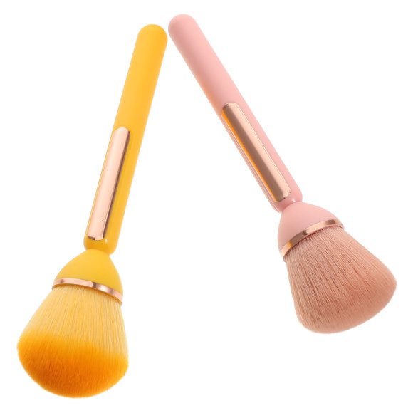 FOMIYES 2Ud Brochas De Maquillaje Para Polvo Y Rubor Con Suaves Para Aplicación Natural Y Precisa