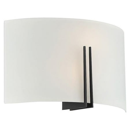 

Access Lighting 20447LEDD-MBL-WHT Prong LED Wall Sconce Matte Black & White