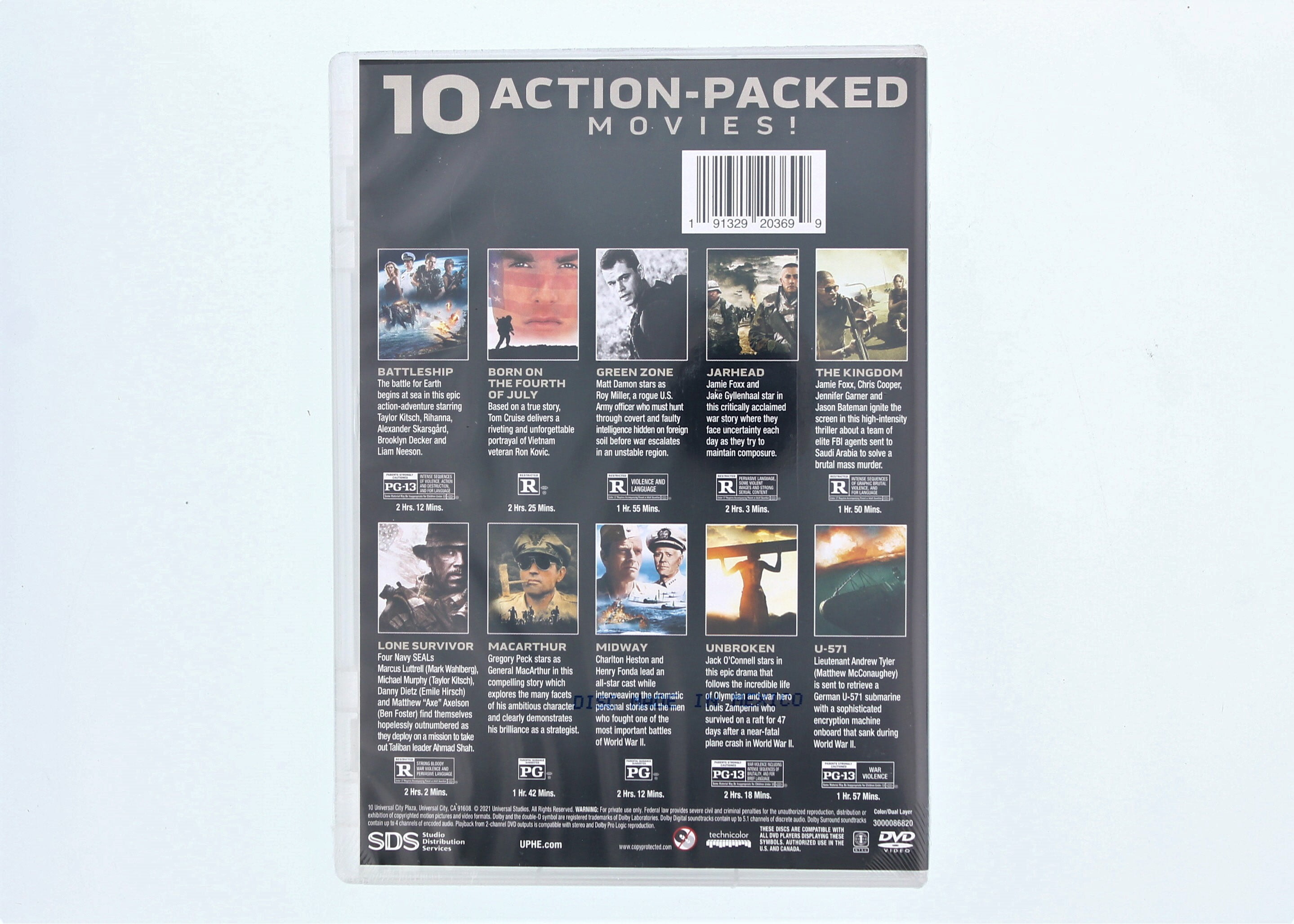 Ultimate 10-Movie War Collection (DVD)