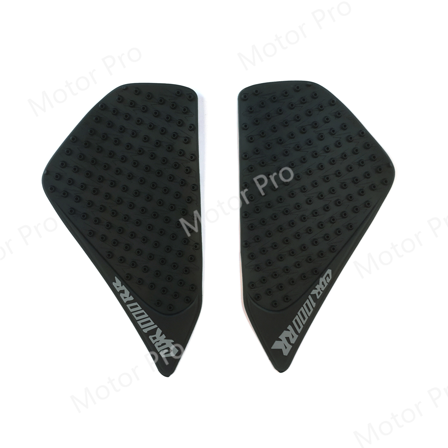 Black Gas Fuel tank Side pads Protector Knee Grip Traction Compatible with Honda CBR1000RR 2004-2007