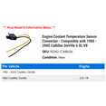 thumbnail image 2 of Engine Coolant Temperature Sensor Connector - Compatible with 1980 - 2005 Cadillac DeVille 6.0L V8 1982 1983 1984 1985 1986 1987 1988 1989 1990 1991 1992 1993 1994 1995 1996 1997 1998 1999 2000, 2 of 2