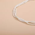 thumbnail image 5 of Bohemian 3-Strand Faux Pearl Knot Beaded Necklace, 5 of 12