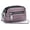 #03 Light Purple, variant on Women Genuine Leather Coin Purse Small Wristlet. 3 Zip Coin Pouch Card Holder Wallet. Soft Split Real Leather. No Credit Card Slots.