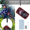 thumbnail image 4 of Compatible with iPhone 13 Pro Max Case Metal Phone Case Stand Built in Screen Protector Outdoor Sports Heavy Duty Protection Shockproof Cover (2021 6.7 lnch) Red, 4 of 16