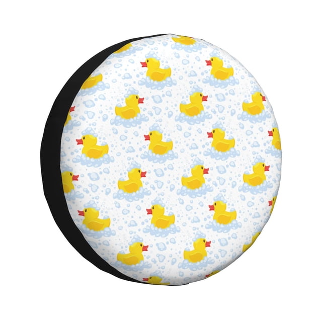 Balery Yellow Rubber Duck Cubiertas para Neumáticos - Protector Resistente para Neumáticos de Camioneta, SUV, Remolque, Camper y RV-15 inch