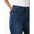 thumbnail image 4 of Free Assembly Women's Super High Rise Cropped Wide-Leg Straight Jeans, 26” Inseam for Regular, Sizes 0-22, 4 of 7