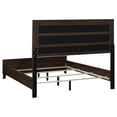 thumbnail image 4 of Welsley 50-inch Upholstered Eastern King Bed Walnut, 4 of 9
