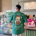 thumbnail image 3 of 【M-8XL】Camiseta de gran tamaño para hombre, camiseta informal holgada con estampado de anime japonés slam dunk, adecuada para hombres y mujeres, 3 of 5