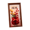 thumbnail image 3 of simhoa New Year Decorative Painting Tabletop and Wall Hanging for Home Shelf Mantel style C, 3 of 8