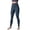 Blue, variant on Women's Peach Yoga Pants High Waist Fitness Tight Sports Control Workout Leggings for Running Gym