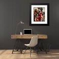 thumbnail image 4 of Sodoma 20x24 Black Modern Framed Museum Art Print Titled - The Holy Family and St. John (Between 1477 and 1549), 4 of 5