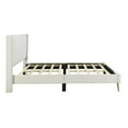 thumbnail image 4 of Better Home Products Vita Solid Wood & Velvet Platform Queen Bed in Cream, 4 of 8