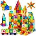 thumbnail image 2 of Azulejos de construcción magnéticos para niños, Bloques de apilamiento magnéticos educativ OugerToy OugerToy, 2 of 2