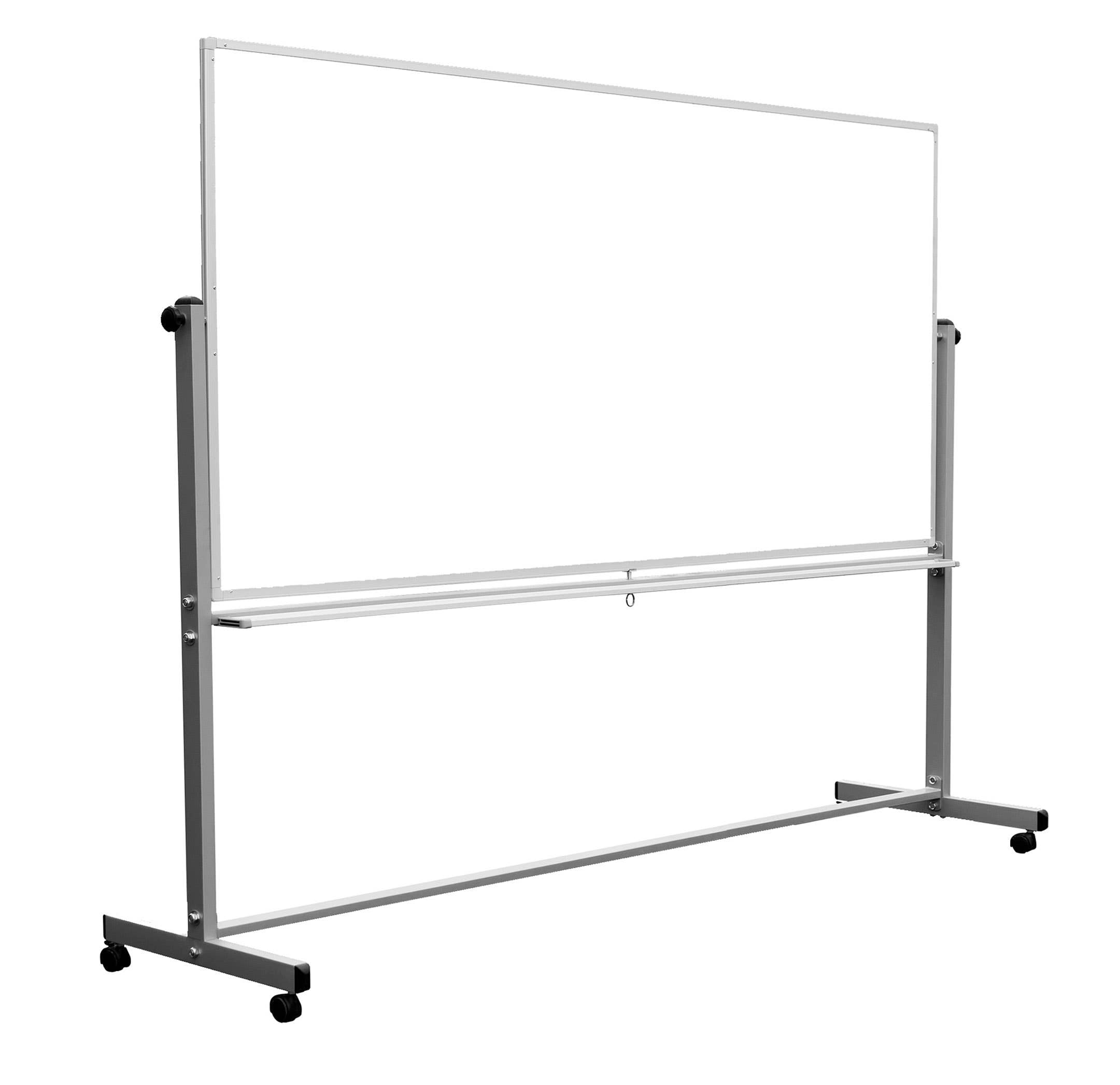 Luxor Dry Erase Magnetic Wall-Mount Porcelain Whiteboard, 90x40