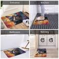thumbnail image 5 of Disketp Cool Cat With Sunglasses Mat for Front Door Outside - Doormat Outdoor Entrance - Welcome Mats Outdoor,Outside Entry and Outdoor Entrance 16''x24'', 5 of 7