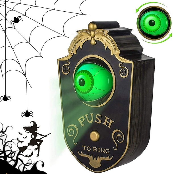Eummy Eyeball Doorbell for Halloween Decor Scary Animated Doorbell with