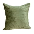 thumbnail image 2 of Parkland Collection Sphene Olive Solid Throw Pillow Olive 22" x 22", 2 of 10
