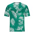 thumbnail image 5 of Ftwytp Men's Winter Polyester Fashion Casual Short Sleeve Button Round Neck Top Daily Outdoor, 5 of 5
