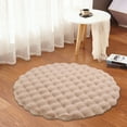 thumbnail image 5 of Qiweii Round Living Room Floor Cushion, Sofa Coffee Table Carpet Pillow, Soft Flannel Floor Seat Cushion, 5 of 6