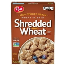 Post Shredded Wheat 'N Bran Spoon Size 18 oz (Pack of 2)