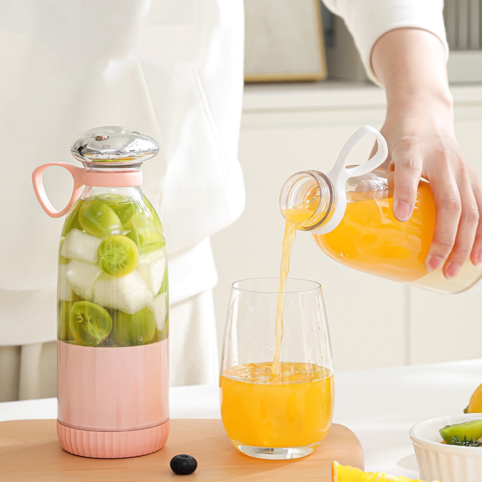 Yesbay Fruit Juicer Blender High Speed USB Rechargeable Fruit Vegetable Blender