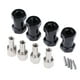 thumbnail image 5 of Adaptadores de cubo hexagonal de 12 mm para Crawler Wraith CC01 AXIAL SCX10 D90 AX10 F350 a escala 1:10 Negro -20mm, 5 of 9