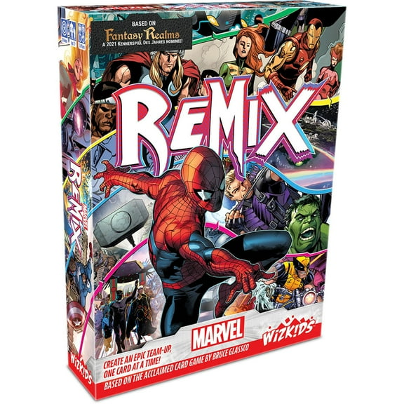 Marvel: Remix - Deckbuilding Game, WizKids, Ages 12 , 2-6 Players, 20 Min