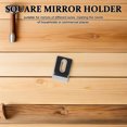 thumbnail image 4 of LOLIPPYY 4Set Mirror Holder Clips Made from Durable Stainless Steel for Bathroom Mirror Fixing, 4 of 6