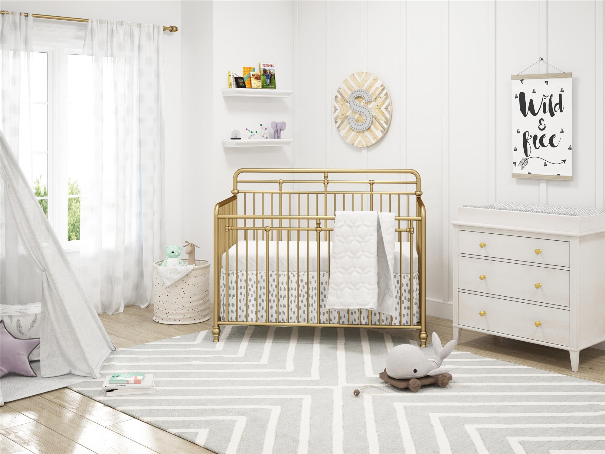 ivory changing table