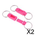 thumbnail image 1 of Llavero Desmontable de Alta Resistencia Fernando Liberación Rápida Color Rojo Rosa 2 piezas, 1 of 8