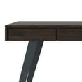 thumbnail image 4 of WyndenHall  Mitchell Modern Industrial 54 inch Wide Desk Distressed Hickory Brown Stained, 4 of 5