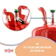 thumbnail image 2 of Party Factory Helium Tank for 50 Latex Balloons, Helium 14.1 Cu. ft. Gas, 2 of 7