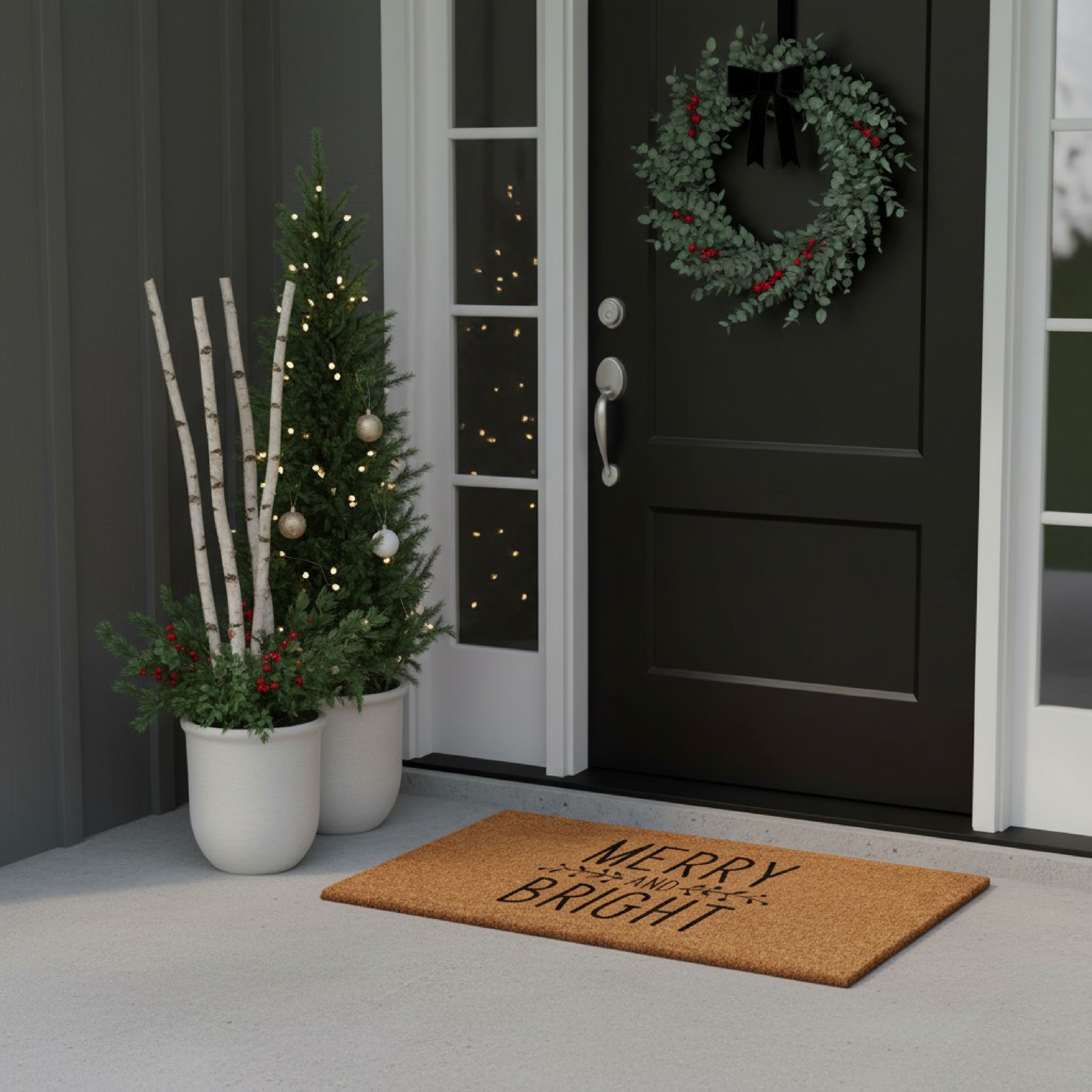Calloway Mills 109081729 Holly and Bright Doormat 17" x 29"