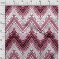 thumbnail image 3 of oneOone Rayon Wine Fabric Chevron Sewing Fabric By The Yard Printed Diy Clothing Sewing Supplies 56 Inch Wide, 3 of 4