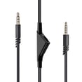 thumbnail image 3 of Headset Audio Extension Cable, 3D Stereo Wear Resistant 6.6ft Gaming Headset Audio Cable  for Replacement, 3 of 8