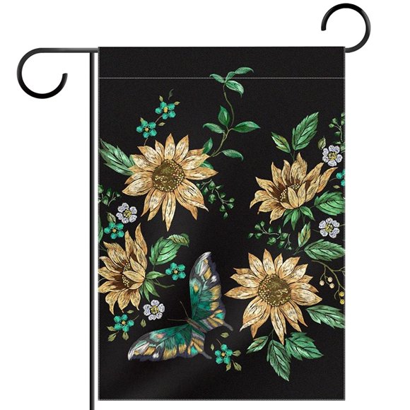 Doodle Guinea Pig Garden Flag Double Sided, 28x40 Inch Big Waterproof Vertical Outdoor Welcome Garden Decoration Seasonal Home Decor