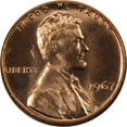 thumbnail image 1 of 1967 Lincoln Memorial Cent BU Uncirculated Penny 1c Coin, 1 of 4
