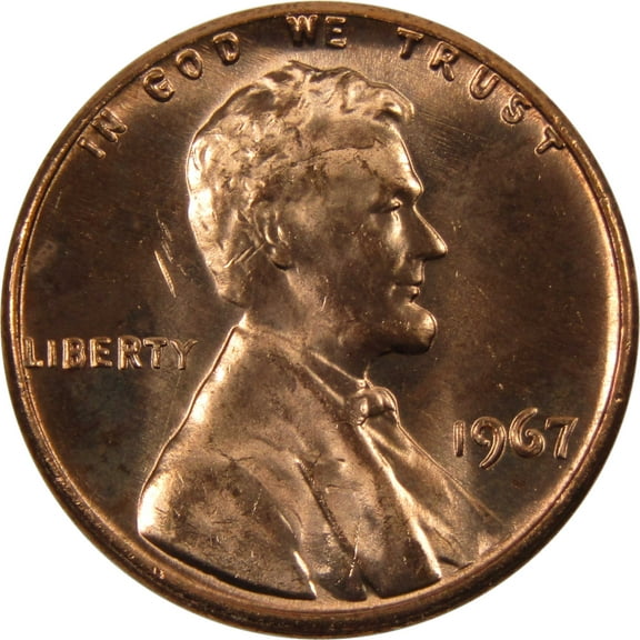 1967 Lincoln Memorial Cent BU Uncirculated Penny 1c Coin