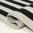 thumbnail image 5 of JONATHAN Y MOROCCAN HYPE 5 x 8 Area Rug, Bandol Mitre Stripe - Black/Ivory, MOH211F-5, 5 of 9