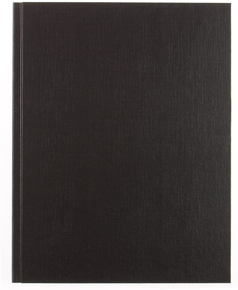 Blueline Notebook Perfect Binding with Hard Cover Cut Flush 192 Pages Black 9-1/4-Inchx7-1/4-Inch A19.81 
