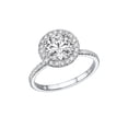 thumbnail image 1 of 5.50MM D-F VS Moissanite Engagement Ring With Diamonds (0.91 ct Moissanite Weight, 1.5 ctw dew) Princess Shape 14K Gold, 1 of 3