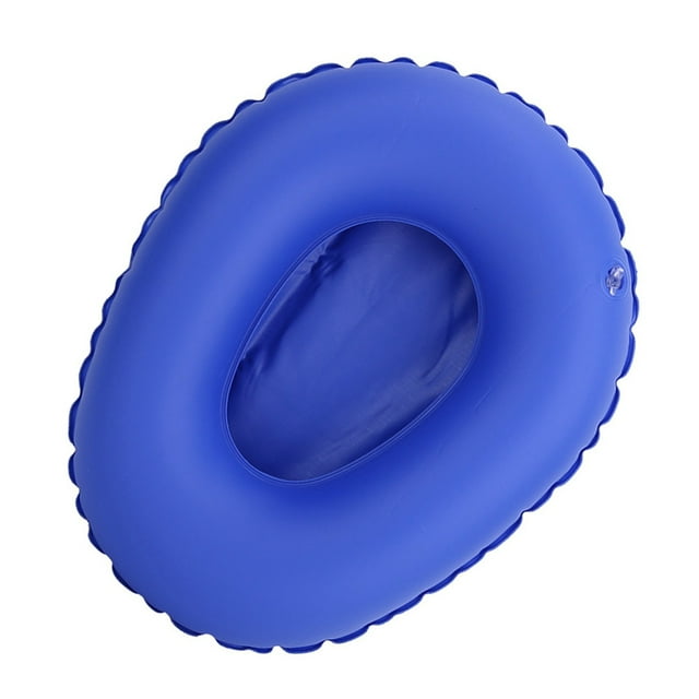 Portable Inflatable Bed Pan Bedridden, Nursing Toilet Urinal, Blue Women Men For Old Woman For Old Man
